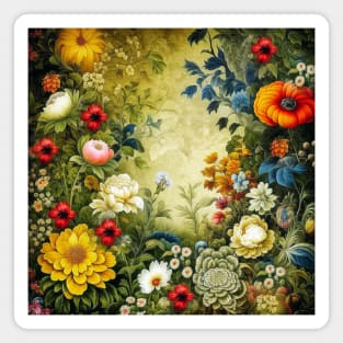 Flowers Pattern 0011 Magnet